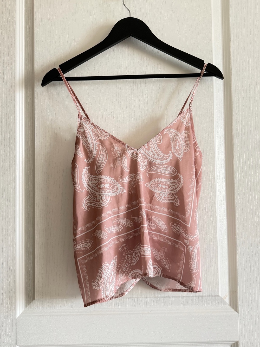 Lamarque Dusty Pink Paisley Satin Cami